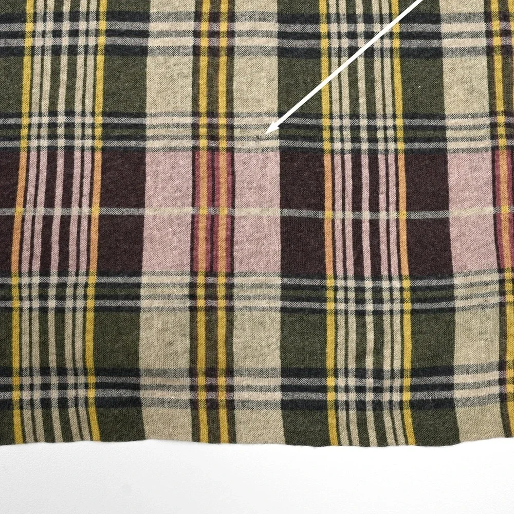 Polo Ralph Lauren Mens Window Plaid Cotton S/S Polo‎ Shirt Pocket Mens XL Preppy